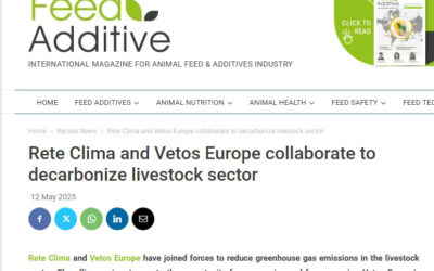 Rete Clima and Vetos Europe – Anavrin have joined forces to reduce greenhouse gas emissions in the livestock sector.